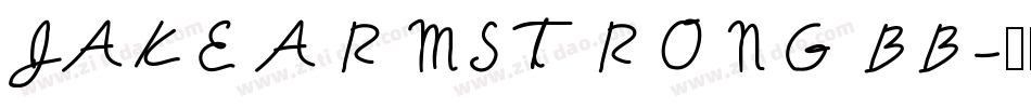 JAKE ARMSTRONG BB字体转换